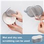 Eponge Lavable Double Face, 10 Pièces Eponges Lavables Reutilisables, Eponges Lavables Fibres 16 * 9cm pour Vaisselle et Pot Net