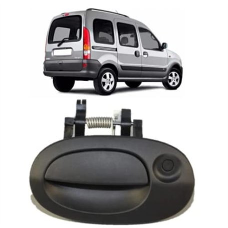 ATU Poignée d'ouverture extérieure du hayon (pour porte simple) compatible pour Kangoo 1997-2007 OE: 8200153666
