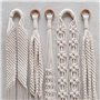 60 Pièces Anneaux de Bois Naturel, Anneau de Dentition, Cercle Artisanat Non Fini pour Décoration et Fabrication de Bijoux (3/3,