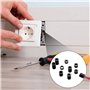 320 Pièces M3/M4 Rondelles d'Espacement Rondes, Joint en Nylon, Rondelle d'Entretoise Plate Isolantes Plastique, Entretoises Ron