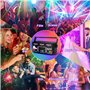 Nauotk Lampe de Fête Professionnelle DJ 21 Yeux, Lumière DJ Lumière Soirée Stroboscopique avec Télécommande, DMX 512, Commande V