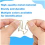 FTISSLY 60PCS Trombone, Trombones Bureau Fantaisie Chien Trombones de Bureau en Métal Trombones Colorés Attaches et Trombones 36