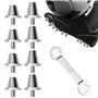 CAREDGO Lot de 16 Crampons de Remplacement pour Chaussure de Football Pointes de Chaussures Remplacement Pointe Athlétisme Point