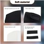 SPRHR 4 Paires Epaulettes Femme en Éponge Respirante, Épaulettes Autocollantes avec Velcro, Épaulettes Amovibles pour Soulager l