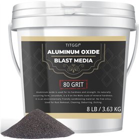 Média de sablage en oxyde d'aluminium grain #80 (3