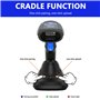 LENVII Bluetooth Lecteur Code Barre sans Fil 1D QR 2D scanner Code Barre 3 en 1 Bluetooth/Wired/sans Fil Barcode scanner avec Ba