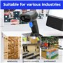 LENVII Bluetooth Lecteur Code Barre sans Fil 1D QR 2D scanner Code Barre 3 en 1 Bluetooth/Wired/sans Fil Barcode scanner avec Ba