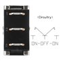 Heschen Métal Interrupteur à bascule Flick Flip 12 V 25 A Spdt on/off/on 3 position 3 broches pour éclairage de tableau de bord 