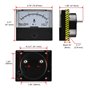 Heschen rectangle Panneau monté courant Mètre testeur Ampèremètre Dh-670 AC 0–5 A Classe 2,5 CE Énumérés