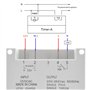 Heschen CN101A Interrupteur SPST avec minuteur programmable et écran numérique LCD 12 V CC 16 A Blanc Avec housse imperméable