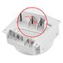 Heschen CN101A Interrupteur SPST avec minuteur programmable et écran numérique LCD 12 V CC 16 A Blanc Avec housse imperméable