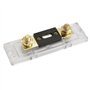 Heschen Porte-fusible ANL pour voiture audio vidéo stéréo, entrée et sortie de calibre 0/2/4, avec fusible ANL (400A)