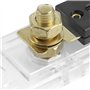 Heschen Porte-fusible ANL pour voiture audio vidéo stéréo, entrée et sortie de calibre 0/2/4, avec fusible ANL (400A)