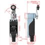 Heschen CNTD Interrupteur de limitation TZ-8104 à levier rotatif 10 A 250 V AC SPDT momentané pour CNC Mill Plasma IP65