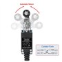 Heschen CNTD Interrupteur de limitation TZ-8104 à levier rotatif 10 A 250 V AC SPDT momentané pour CNC Mill Plasma IP65