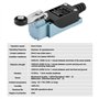 Heschen CNTD Interrupteur de limitation TZ-8104 à levier rotatif 10 A 250 V AC SPDT momentané pour CNC Mill Plasma IP65