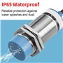 Heschen M30 Capacitif Capteur De Proximité Commutateur, Type de non-bouclier, LJC30A3-H-Z/AY, Détecteur 1-15mm, 10-30VDC 200mA, 