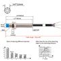 Heschen M8 capteur de proximité inductif interrupteur Type de non-bouclier LJ8A3-2-Z/BY détecteur 2mm 10-30VDC 200mA PNP normale