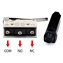 Heschen Interrupteur de fin de course horizontal TZ-7120 Momentray Charnière actionneur AC 380 V 10 A unipolaire