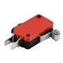 Heschen Lot de 5 micro-interrupteurs V-165S-1C25 SPDT à levier court à rouleau 16 A 250 VAC