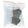 Heschen - Interrupteur à bascule marche/arrêt, DPST 4 Bornes 16A 250VAC, Noir, Lot de 2