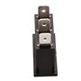Heschen Interrupteur à bascule On-off-on Spdt 3 bornes 15 A 250 VAC Noir Lot de 5