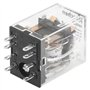 Heschen Gereral - Relais de puissance HH52P-L - Bobine 6 VDC - 5 A 240 VAC/28 VDC DPDT - Bornes à 8 broches - Indicateur LED
