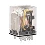 Heschen HH54P-L-220VAC - Relais de puissance à usage général 4PDT avec bobine 3 A 220 V AC/24 V DC, 14 bornes et voyant LED