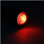 Heschen Interrupteur basculant ON/OFF rond à 3 bornes, lumière rouge 10 A, 250 VAC (lot de 2)