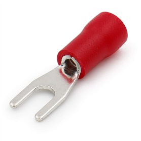 Heschen Fourche isolée connecteur de fils électriques à sertir terminal Sv1.25–4S à tige Taille # 8 pour 0