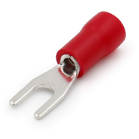 Heschen Fourche isolée connecteur de fils électriques à sertir terminal Sv1.25–4S à tige Taille # 8 pour 0