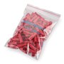 Heschen Lot de 100 connecteurs à sertir mâle et femelle à déconnexion rapide en vinyle isolé 0,5–1,5 mm² (22–16 AWG) Rouge