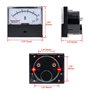 Heschen Panneau simple montée d'électricité au mètre Ampèremètre testeur DH 670 DC 10 A Class 2.0