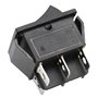 Heschen Lot de 2 interrupteurs à bascule DPDT momentanés 6 bornes 16 A 250 V AC Noir