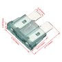 Heschen Lot de 25 fusibles à lame standard ATC-1 pour voiture camion 1 A Vert