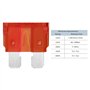Heschen Lot de 50 fusibles à lame standard ATC-10 pour voiture et camion Rouge 10 A