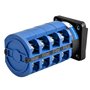 Heschen Commutateur rotatif universel SZW26-63/D404.4 660 V 63 A ON-OFF-ON 3 positions 4 phases 4NO+4NC 16 bornes CE