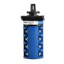 Heschen Commutateur rotatif universel SZW26-63/D404.4 660 V 63 A ON-OFF-ON 3 positions 4 phases 4NO+4NC 16 bornes CE
