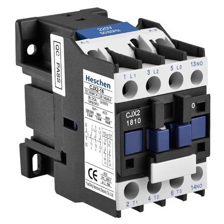 Heschen CJX2-1810 Bobine de contact 3 pôles 220 V 50/60 Hz 660 V 25 A