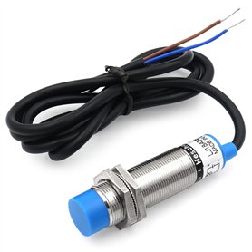 Heschen Capteur de proximité inductif M18 sans bouclier type LJ18A3-8-Z/DX 8 mm 10-30 VDC 200 mA normalement fermé (NC) 2 fils