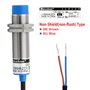 Heschen Capteur de proximité inductif M18 sans bouclier type LJ18A3-8-Z/DX 8 mm 10-30 VDC 200 mA normalement fermé (NC) 2 fils