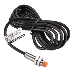 Heschen Capteur de proximité inductif PR08-2DP cylindrique type DC 12-24 V 3 fils PNP NO (normalement ouvert) CE