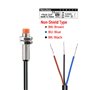 Heschen Capteur de proximité inductif PR08-2DP cylindrique type DC 12-24 V 3 fils PNP NO (normalement ouvert) CE