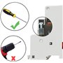 Heschen Contacteur CA domestique, HSR1-63, 4 pôles normalement fermé, tension de bobine AC 220 V/240 V, montage sur rail DIN 35 