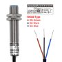 Heschen M12 Capacitif Capteur De Proximité Commutateur Type De Bouclier LJC12A3-2-Z/BY Détecteur 1-2mm 10-30VDC 200mA PNP Normal
