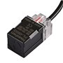 Heschen Capteur de proximité inductif carré non bouclier type PL-08N2 Distance 8 mm 10-30 VDC 200 mA NPN normalement fermé (NC) 