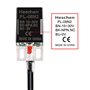 Heschen Capteur de proximité inductif carré non bouclier type PL-08N2 Distance 8 mm 10-30 VDC 200 mA NPN normalement fermé (NC) 