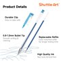 Shuttle Art lot de 360 marqueurs/stylos à encre gel 180 couleurs + 180 recharges de couleur, idéaux pour les livres de coloriage