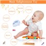 Carillons de Percussion Carillon Solo de Méditation Chime de Percussion Carillon de Trio Instrument de Percussion Sol Baguette d