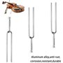 Boisbresil 3PCS Diapason Musique, Diapason 440hz Accessoire de Piano Diapason pour Instrument de Musique Diapason en Métal Diapa